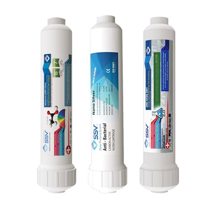 فیلتر دستگاه تصفیه آب مدلAlkaline و Zinc وNano silver